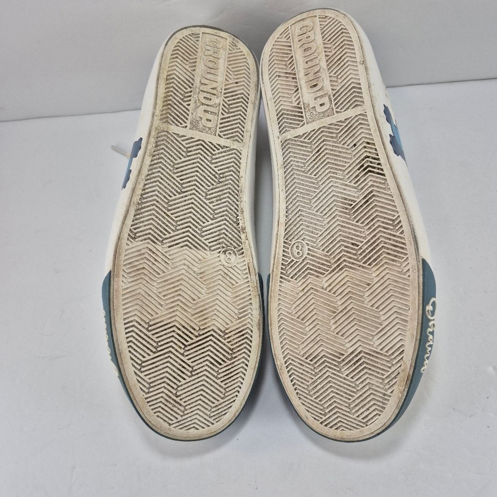 Disney Lilo & Stitch "Ohana" Graphic Low Top Court Sneakers With Charms Size 8.. - Picture 11 of 11